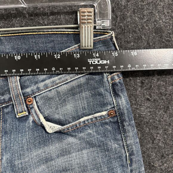 7 For All Mankind Jeans Womens 29 Blue Bootcut Leg Made USA Denim Casual - Picture 3 of 11